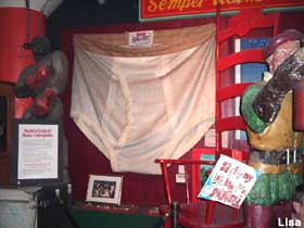 Giant underwear, City Museum.