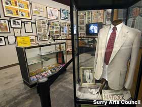 Displays at the Andy Griffith Museum.