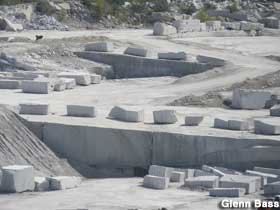 Worlds Largest Open Faced Granite Quarry.