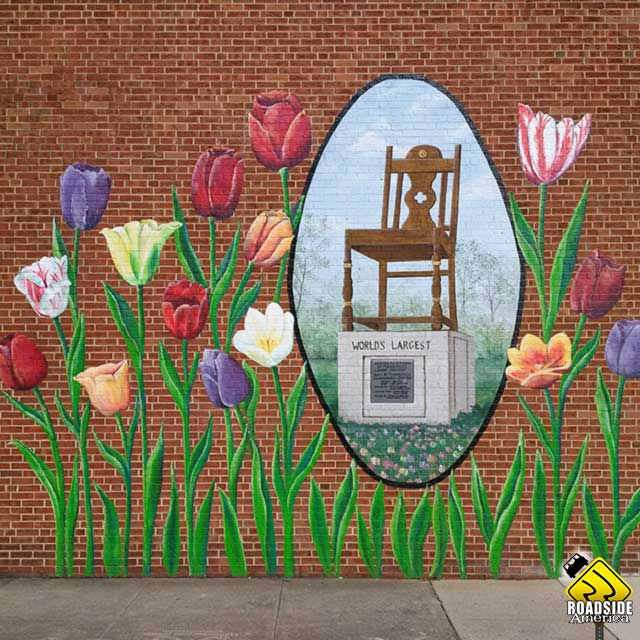 Chair mural.