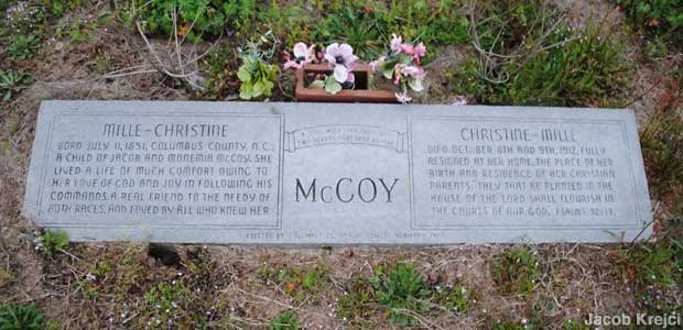Grave of Millie Christine McCoy