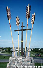 Four Arrows Monument.