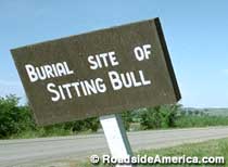 Burial Site of Sitting Bull.