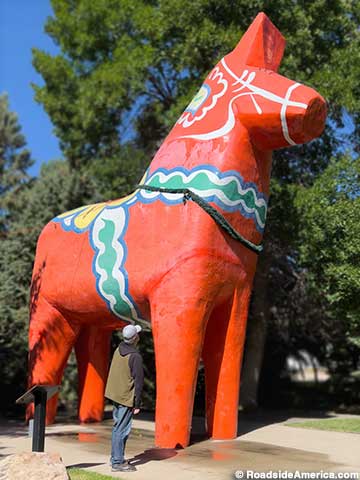 Swedish Dala Horse is one of the world's largest.
