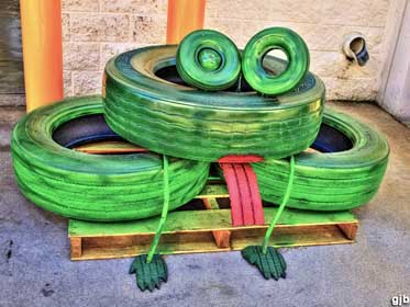 Frog of Tires.