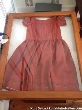 Red dress worn by Franklin Pierce.