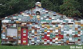 License Plate House.