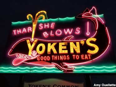 Yoken's whale sign.