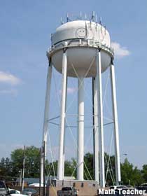 Water Tower with a Smiley Face.