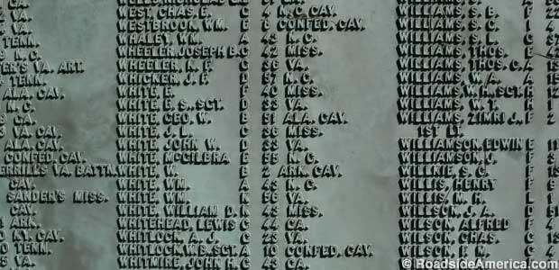 List of the dead.