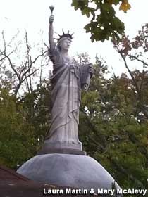 Statue of Liberty replica.
