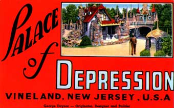 Palce of Depression post card.