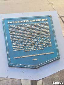 Jacob Davis Tailor Shop.