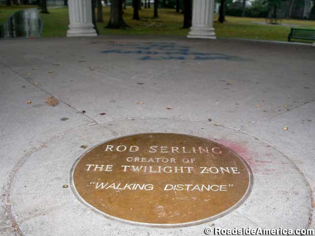 Walking Distance plaque.