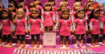 American Girl Dolls.