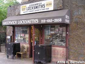 Locksmith shop.