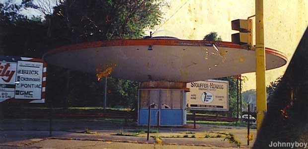 UFO gas station.