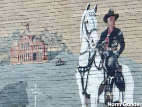 Hopalong Cassidy mural.