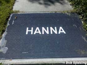 Hanna Crypt Welcome Mat.