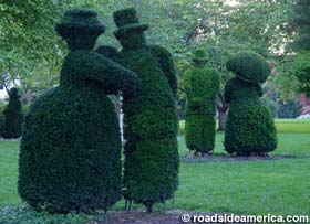 French people made of bushes.