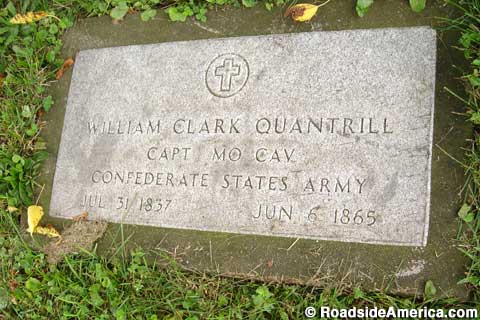 Grave of William Clark Quantrill.