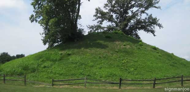 Indian mound.