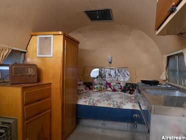 Early Airstreams had no frills, but you could sleep warm and dry.