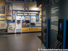 May 4 Visitor Center displays and interactive exhibits.