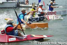 Cardboard Boat Race.