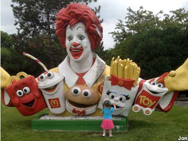 Ronald McDonald and friends.