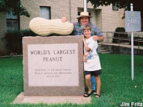 World's Largest Peanut.