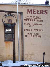 HOme of the World Famous Meers Burger.