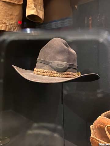 Rooster Cogburn's eyepatch and hat.