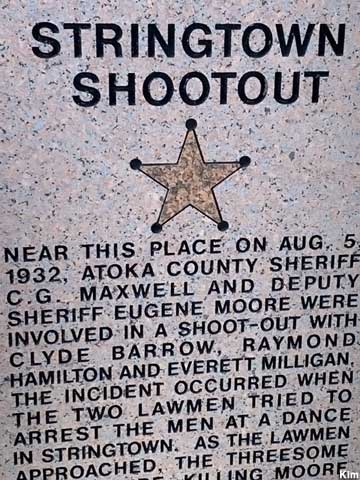 Stringtown Shootout marker.