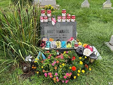 Andy Warhol's Grave.
