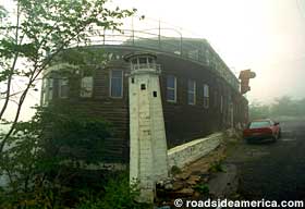 Rear view of the Ship Hotel.