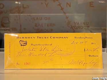 The $300 check written to White Star Line.
