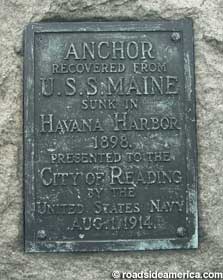 Plaque for anchor.