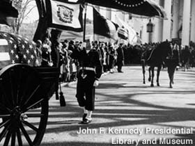 Black Jack the horse at JFK's funeral procession.
