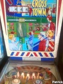Cross Town pinball machine.