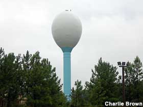 Egg Water Tower.