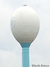 Egg Water Tower.