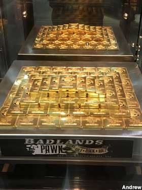 1 million in gold bars.