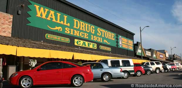Entrance to Wall Drug Store.