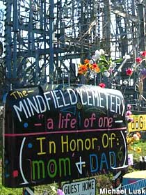 The Mindfield Cemetery.