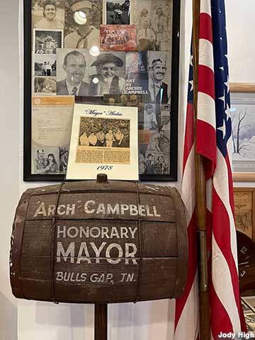 Honorary Mayor of Bulls Gap, TN.