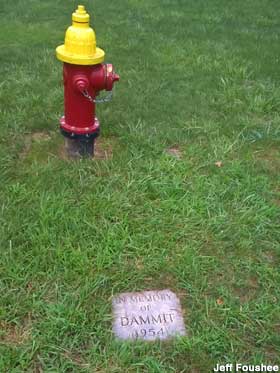 Grave of Dammit the Dog.