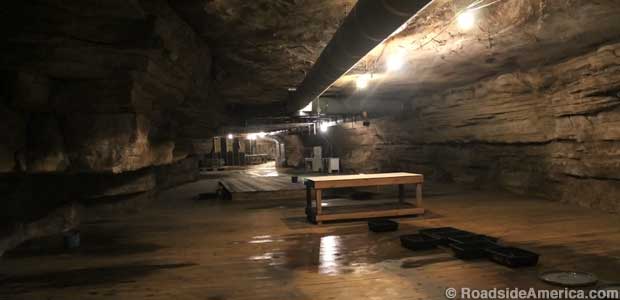 Main room of the Tennessee Pot Cave as it appears now.
