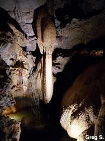 Cave formation.