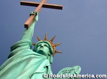 Statue of Liberation Through Christ